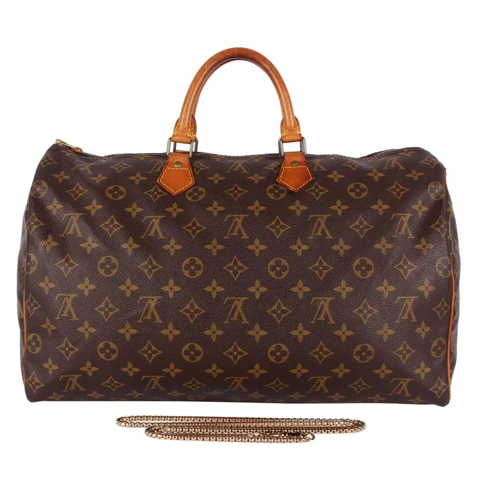 Monogram Speedy 40 Satchel (Authentic Pre-Owned)