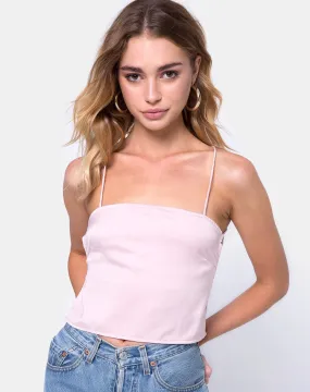 Mosley Cami Top in Satin Blush