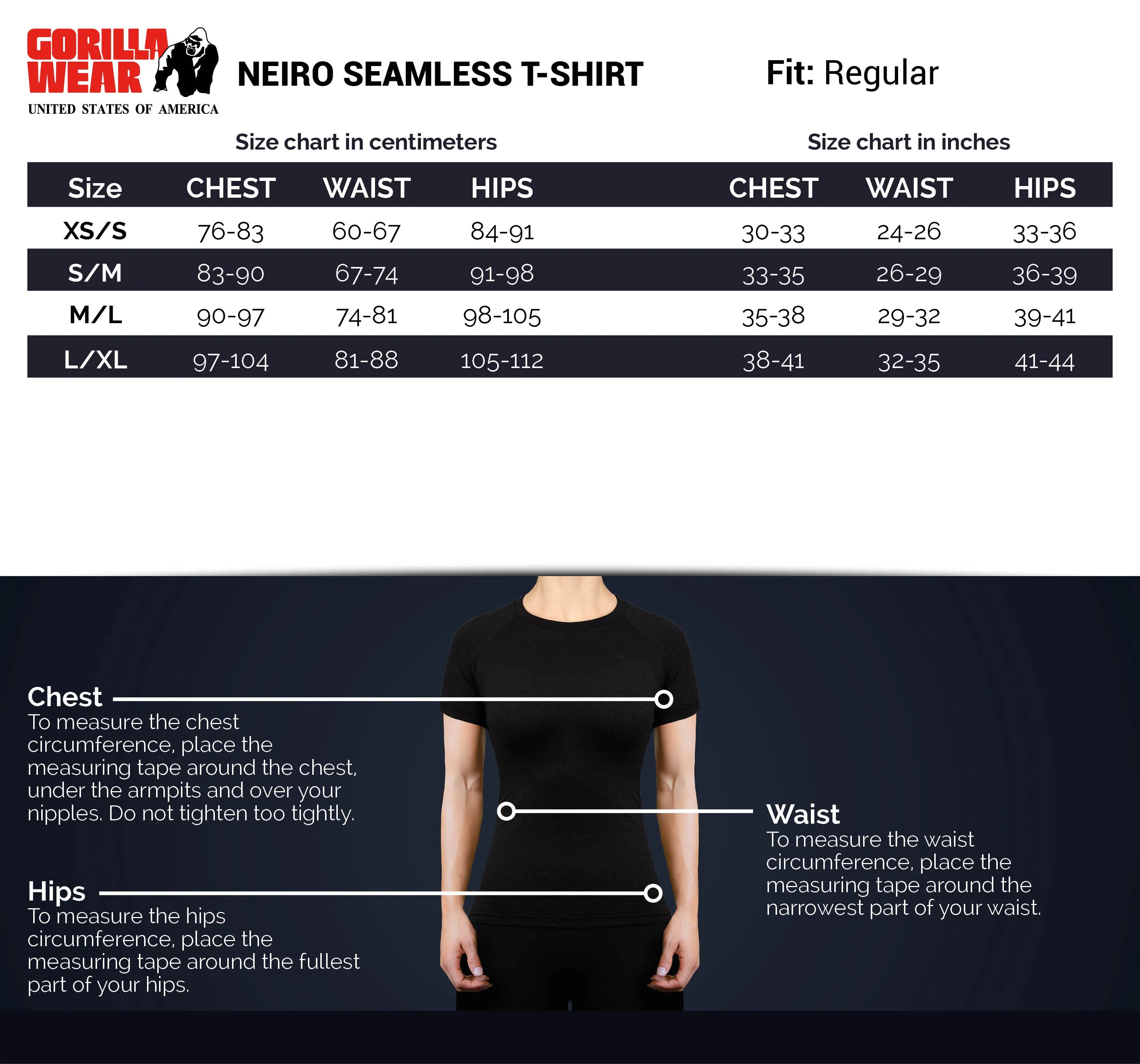 Neiro Seamless T-Shirt - Black