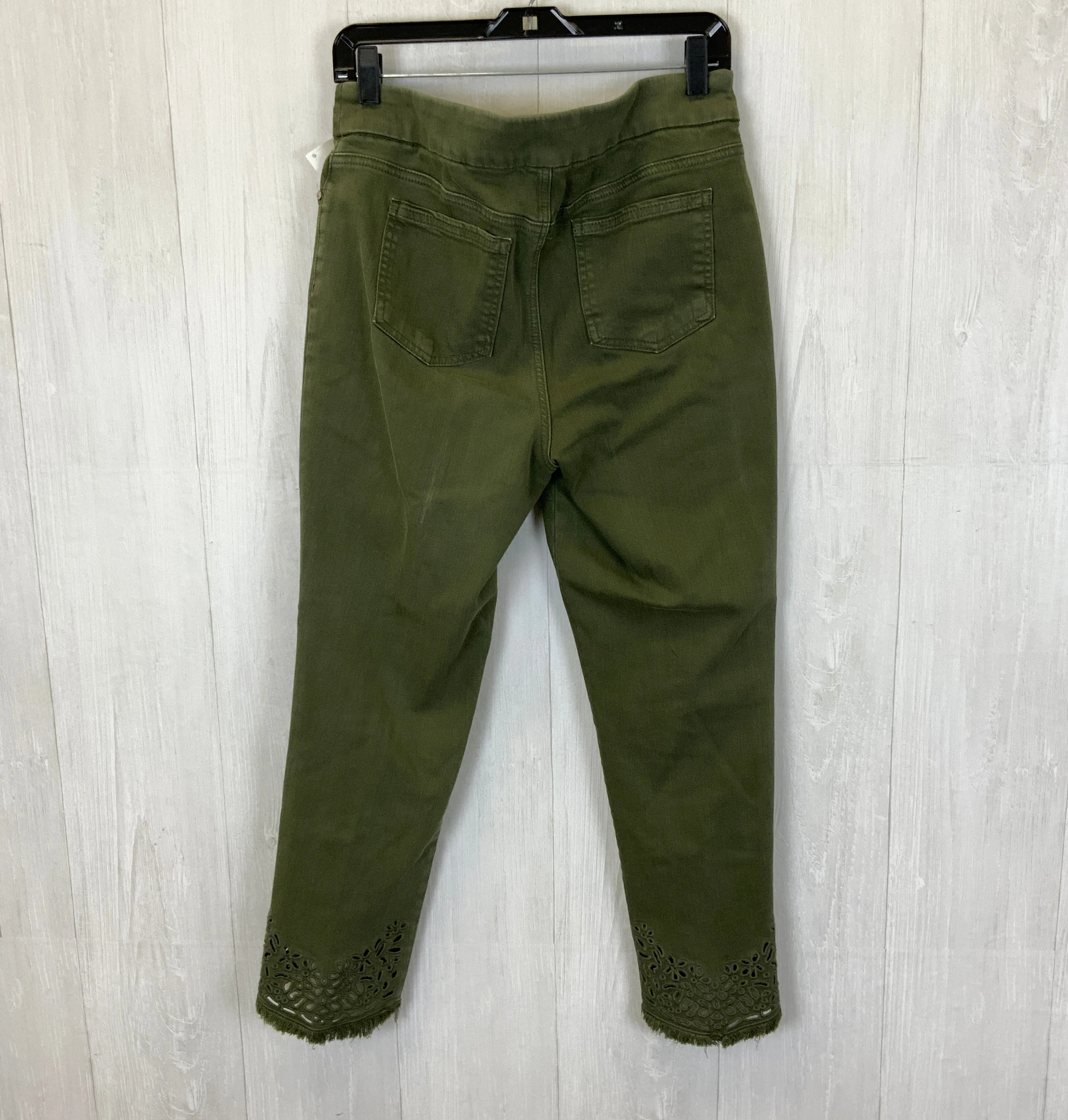 Pants Cropped By Chicos In Green, Size: 10