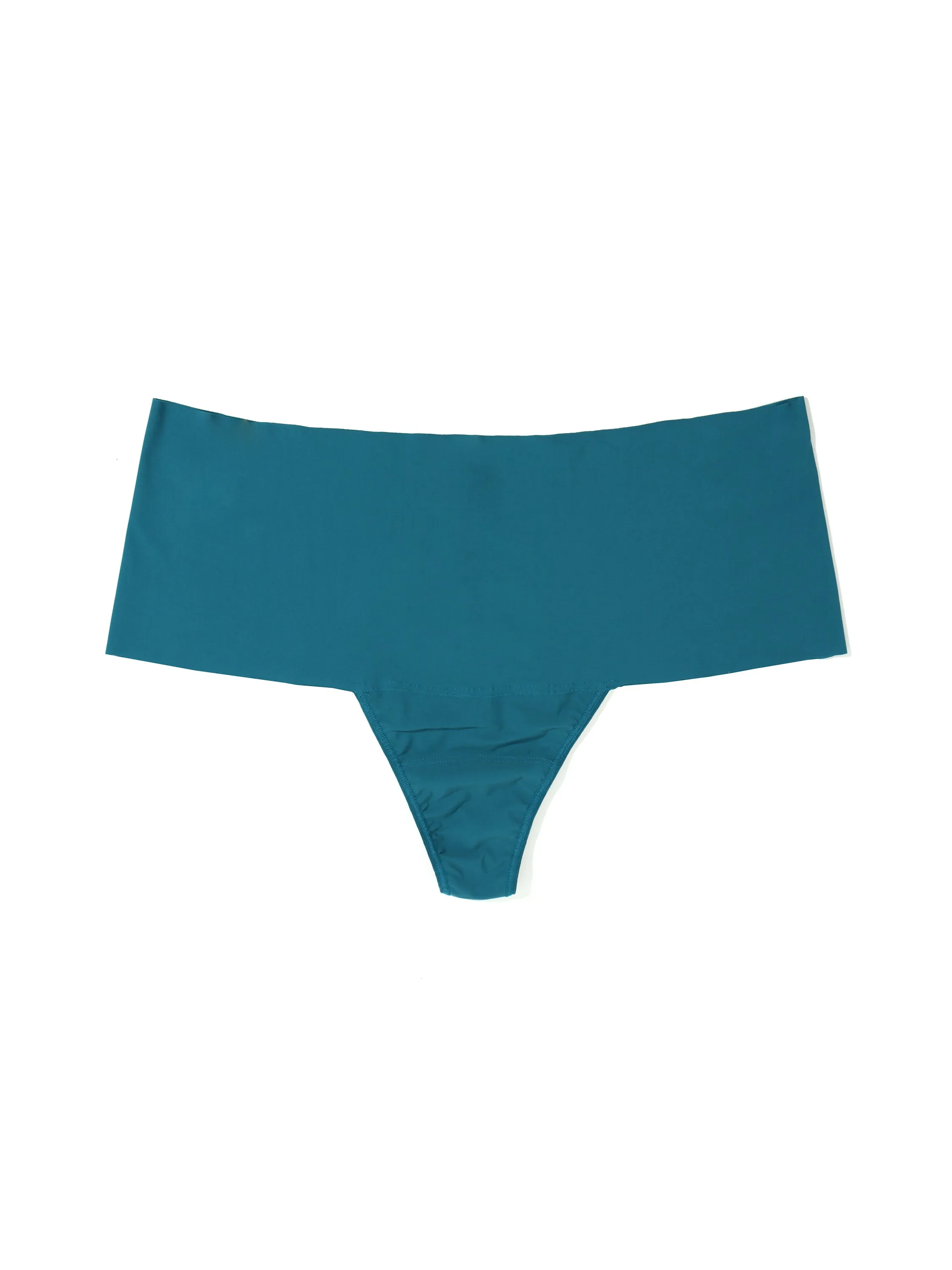 Plus Size BreatheSoft™ High Rise Thong Earth Dance Green Exclusive