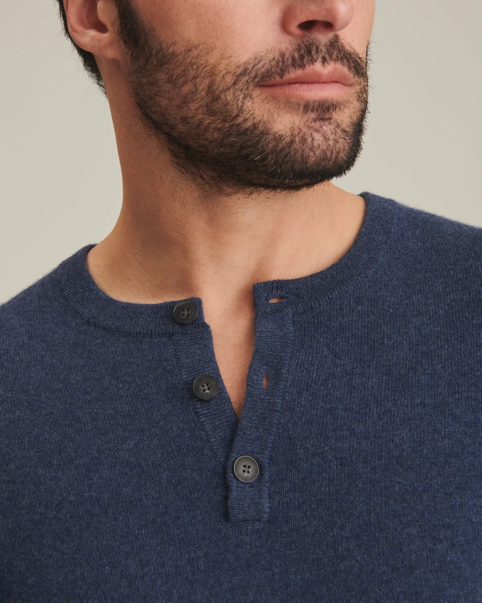 Recycled Cashmere Henley