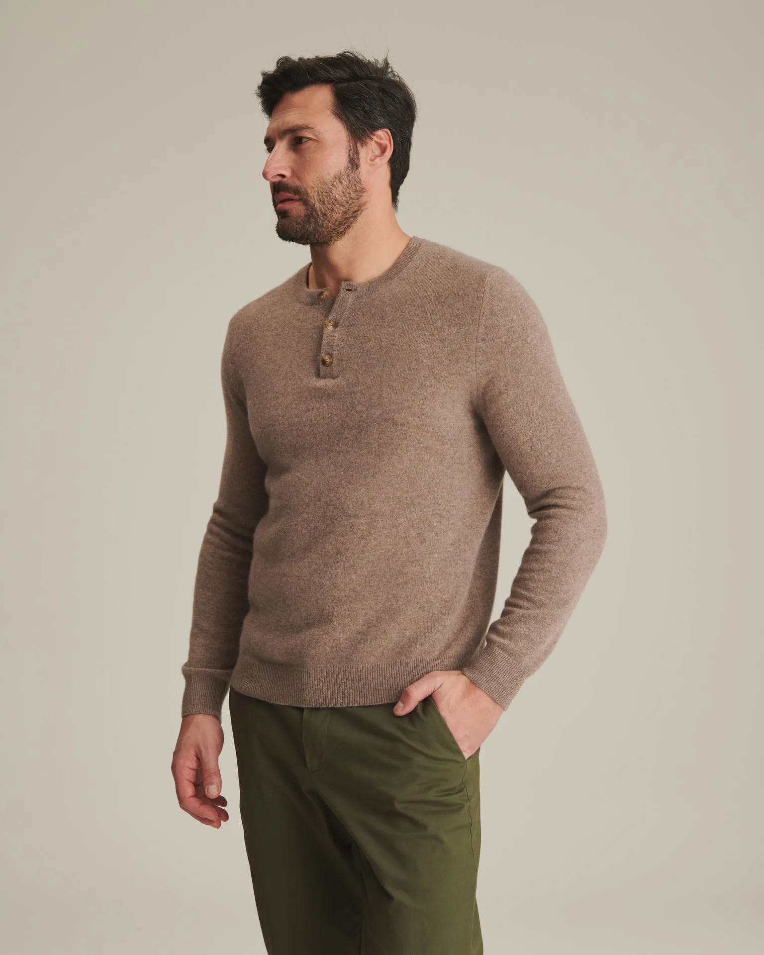 Recycled Cashmere Henley