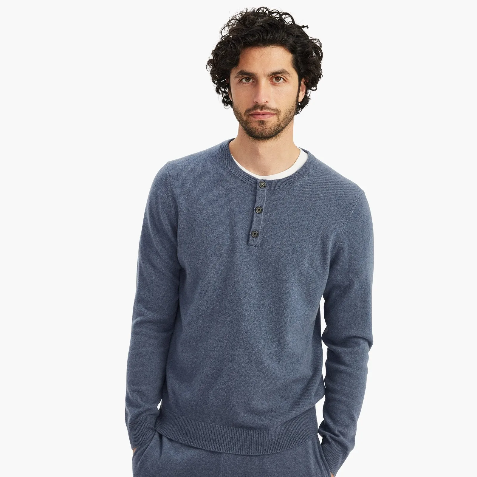 Recycled Cashmere Henley