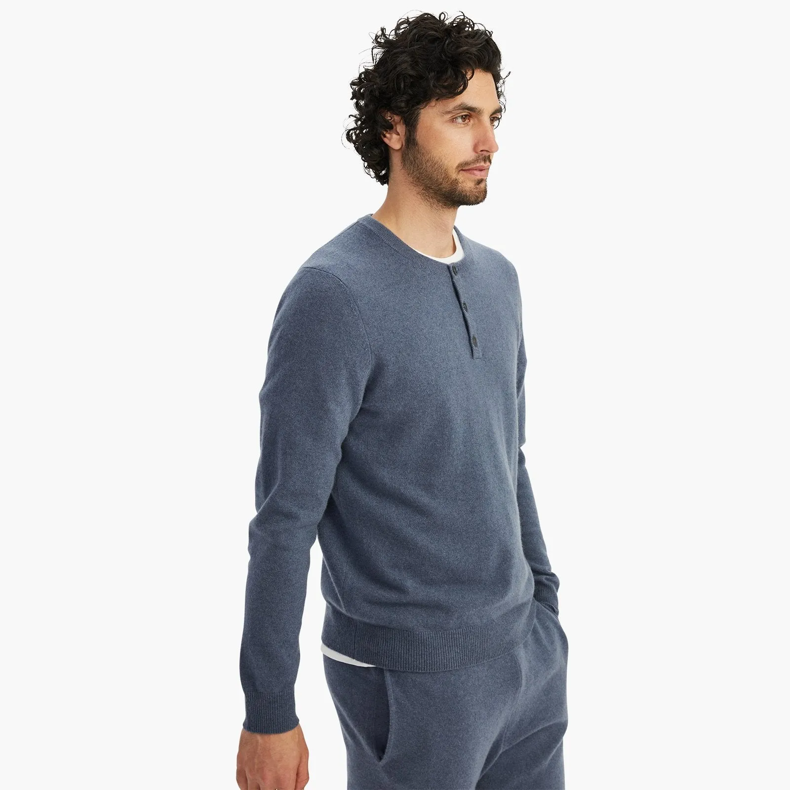 Recycled Cashmere Henley