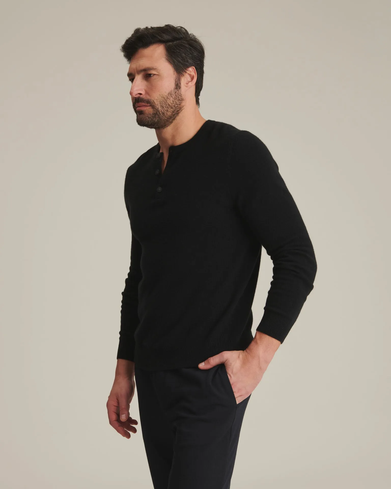 Recycled Cashmere Henley