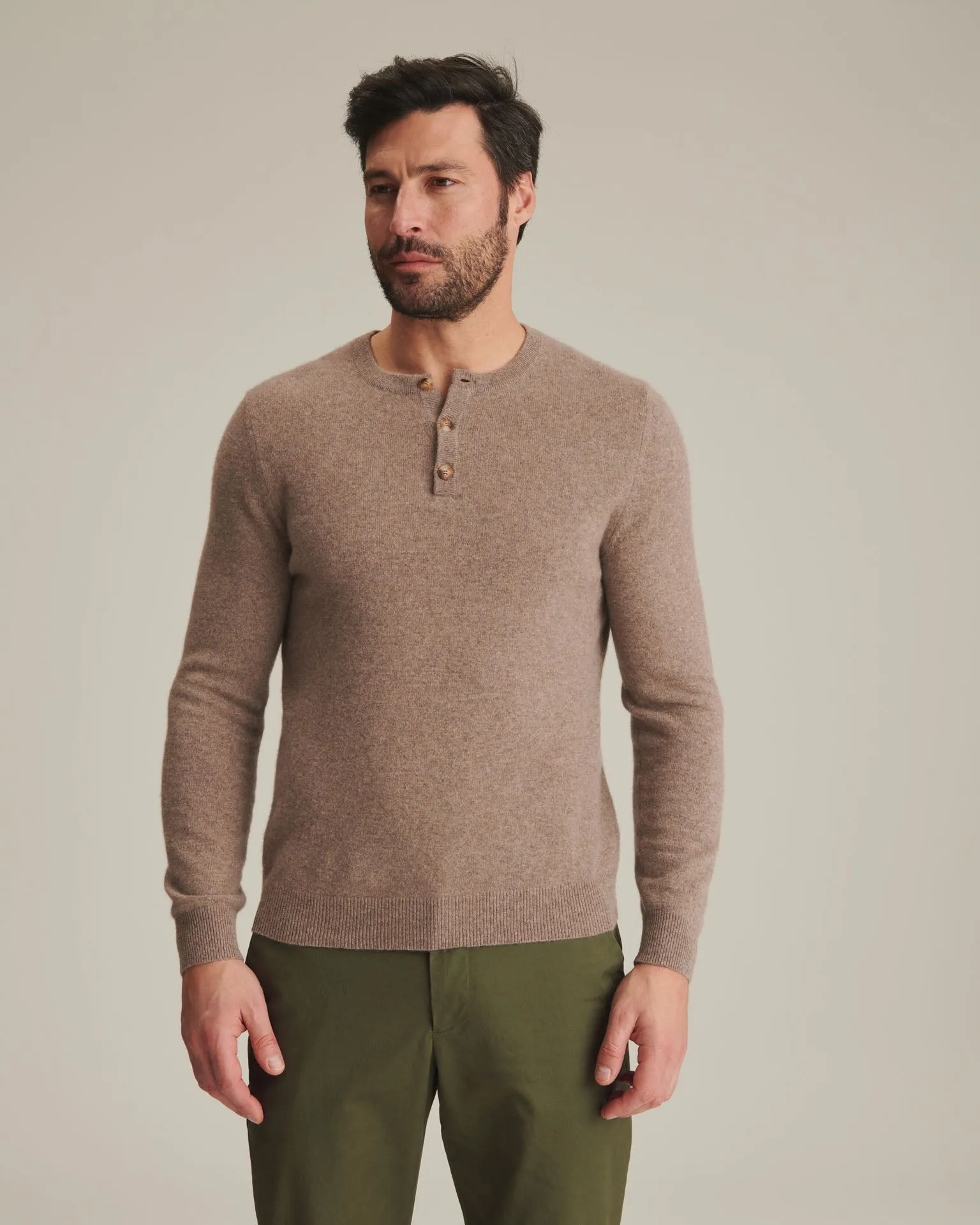 Recycled Cashmere Henley