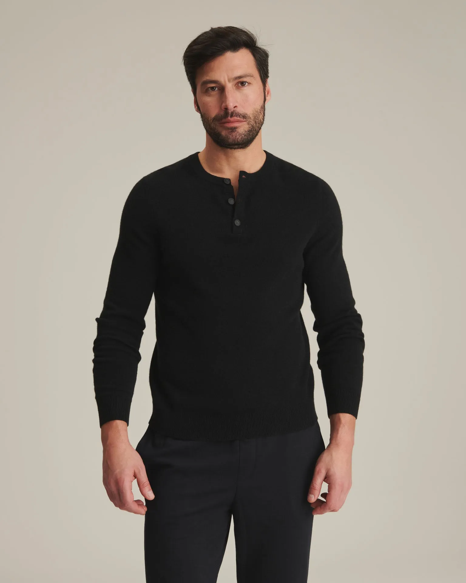 Recycled Cashmere Henley