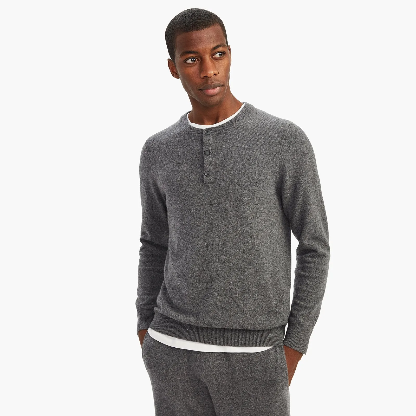 Recycled Cashmere Henley