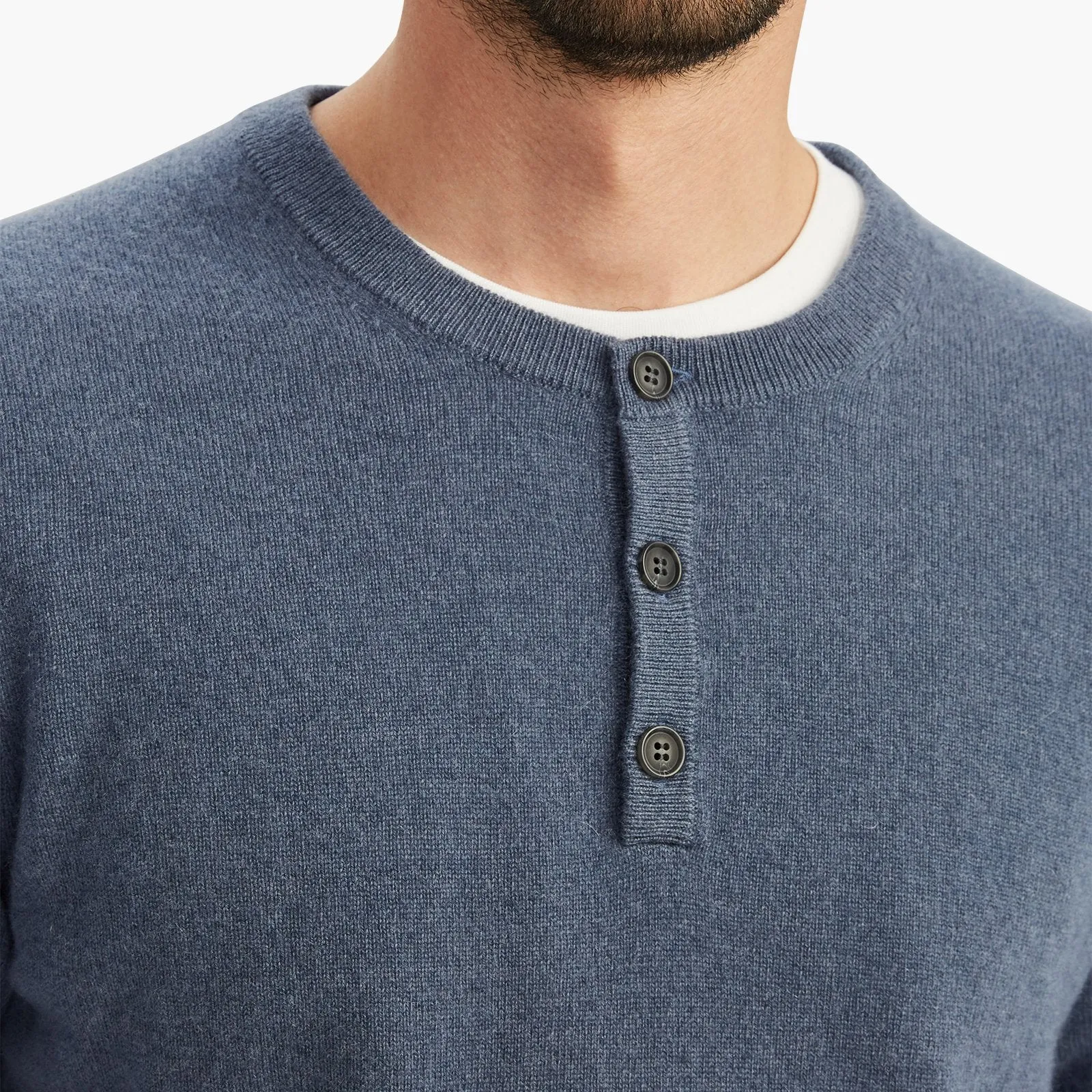 Recycled Cashmere Henley