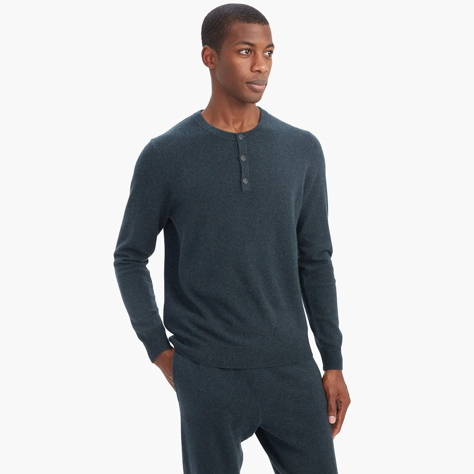 Recycled Cashmere Henley