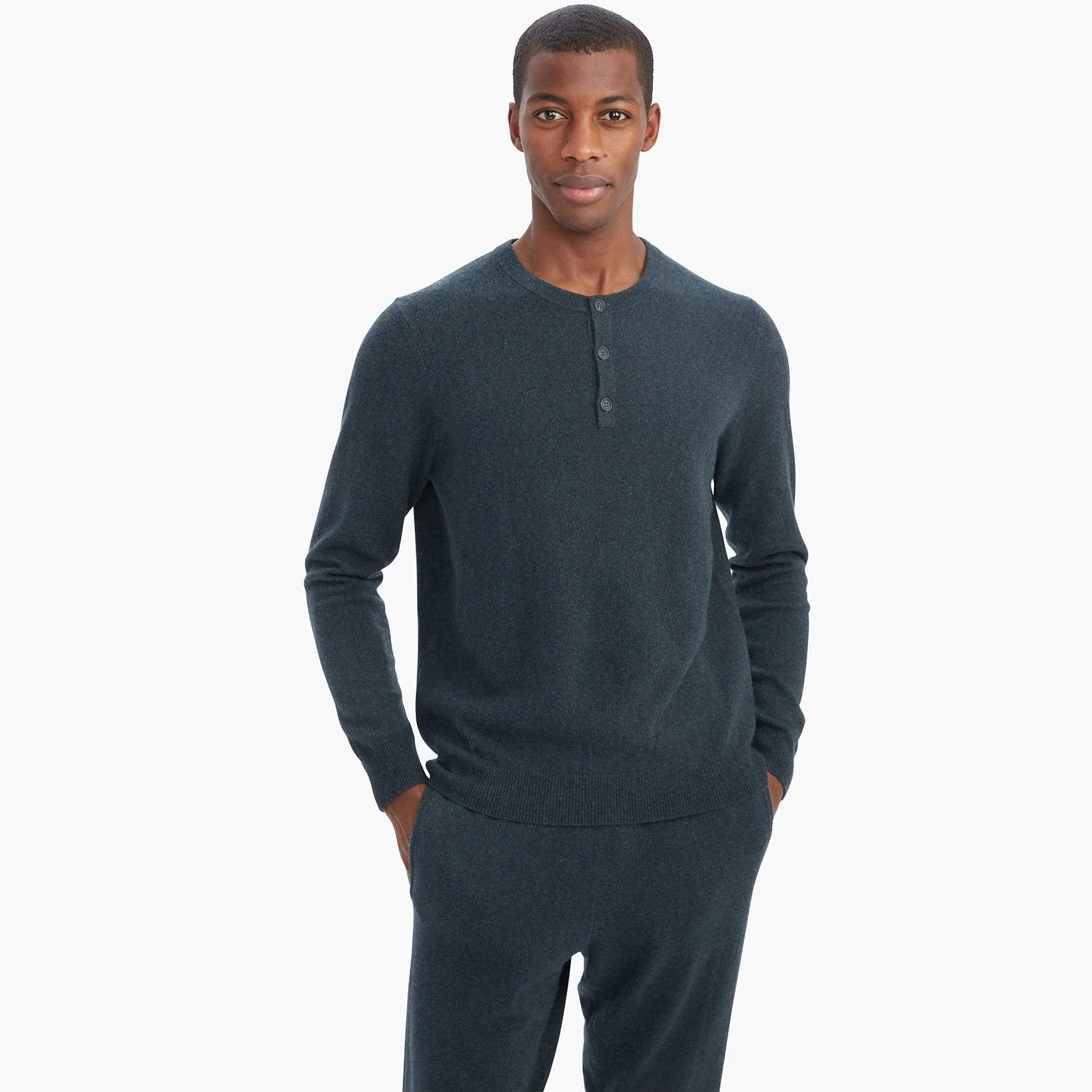 Recycled Cashmere Henley