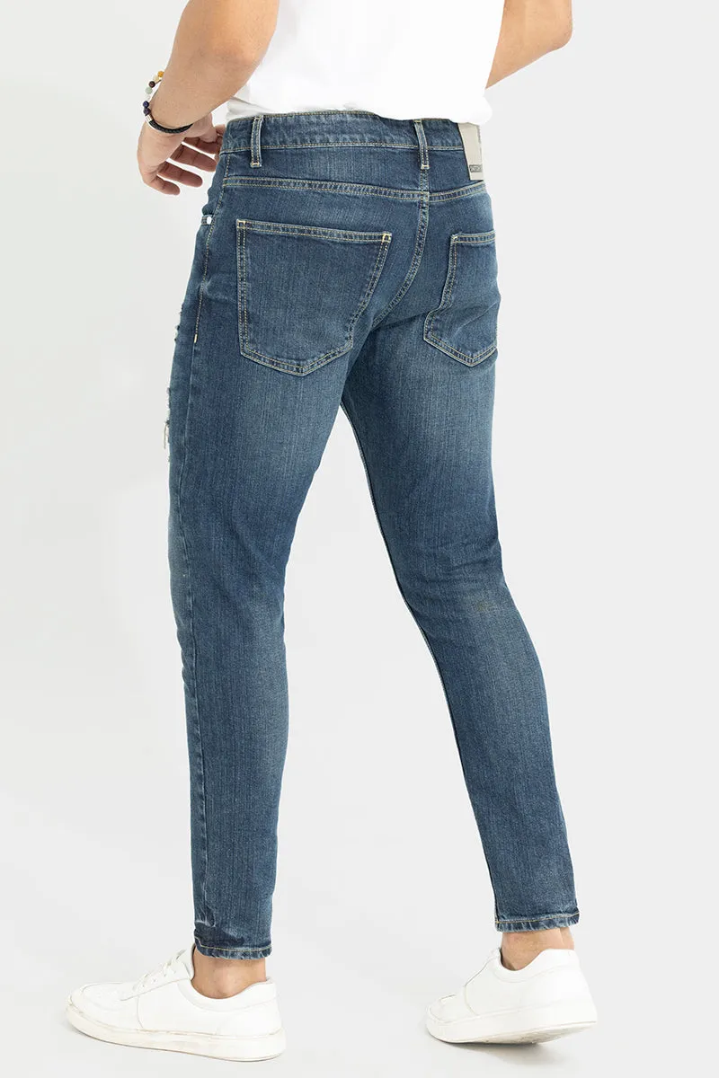 Rigze Grunge Blue Skinny Jeans