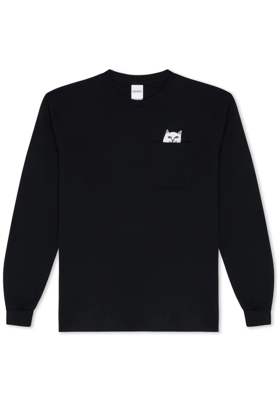 RIPNDIP - Lord Nermal Pocket Black - Longsleeve