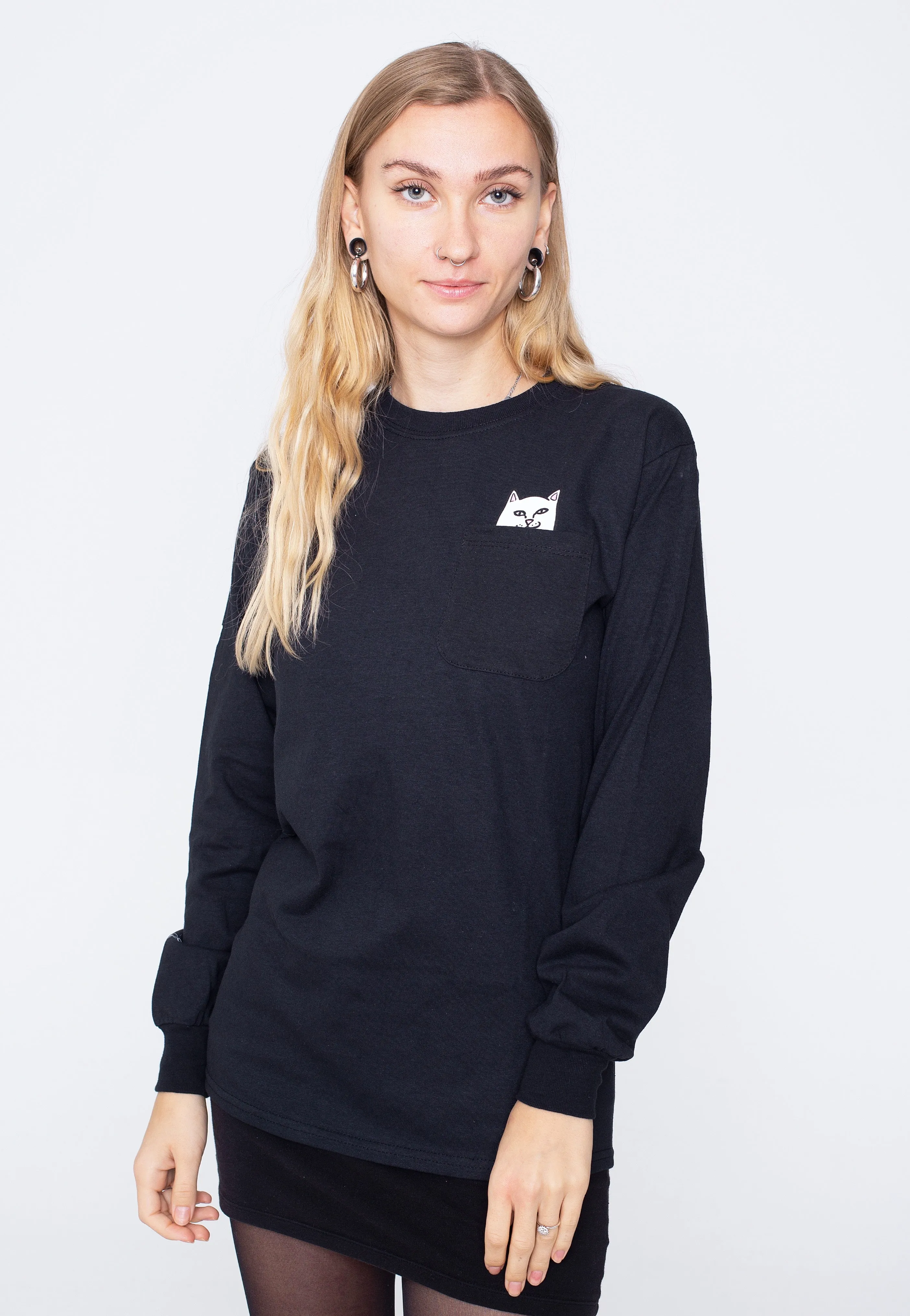 RIPNDIP - Lord Nermal Pocket Black - Longsleeve