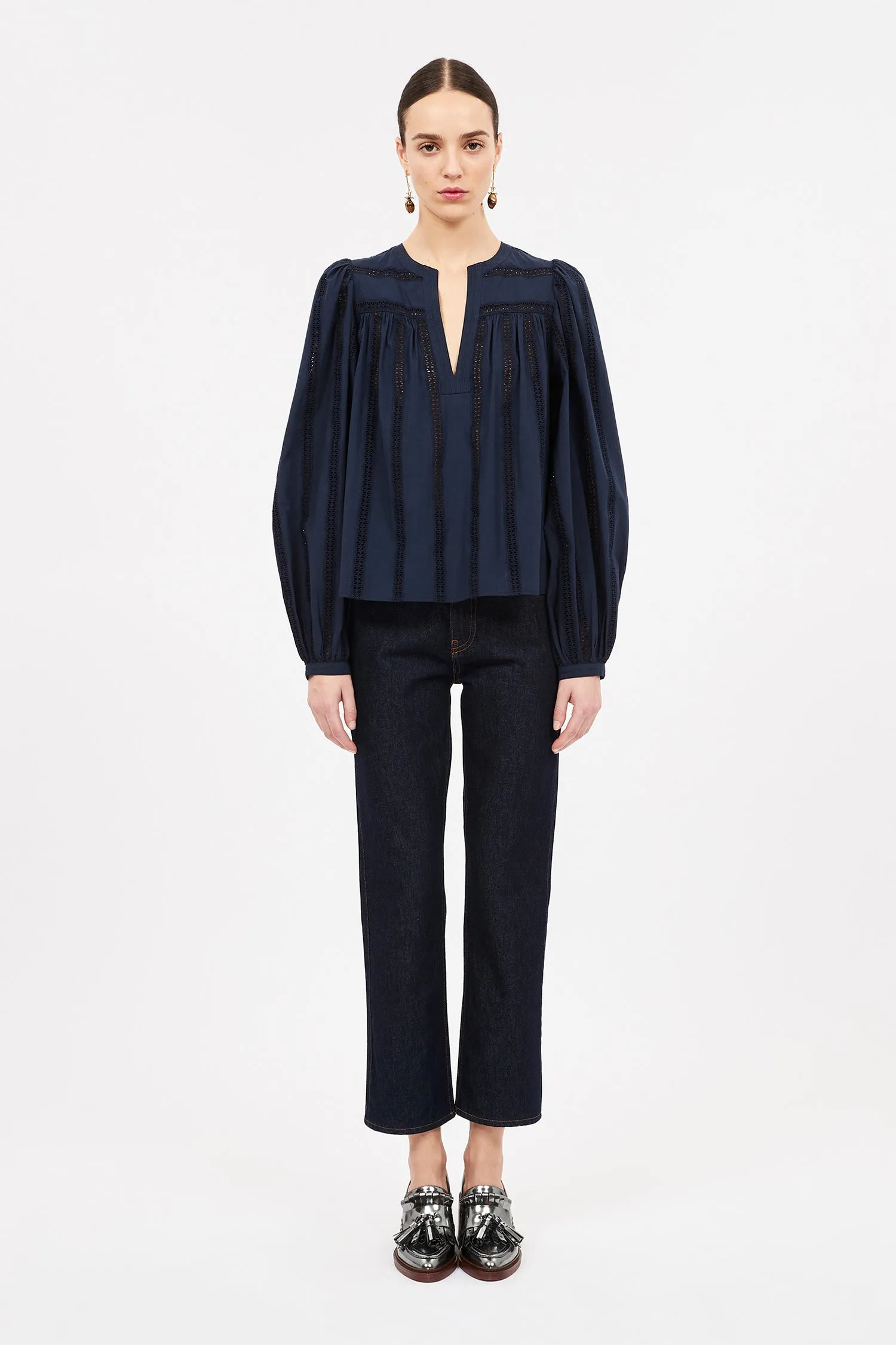 Rowan Blouse - Midnight