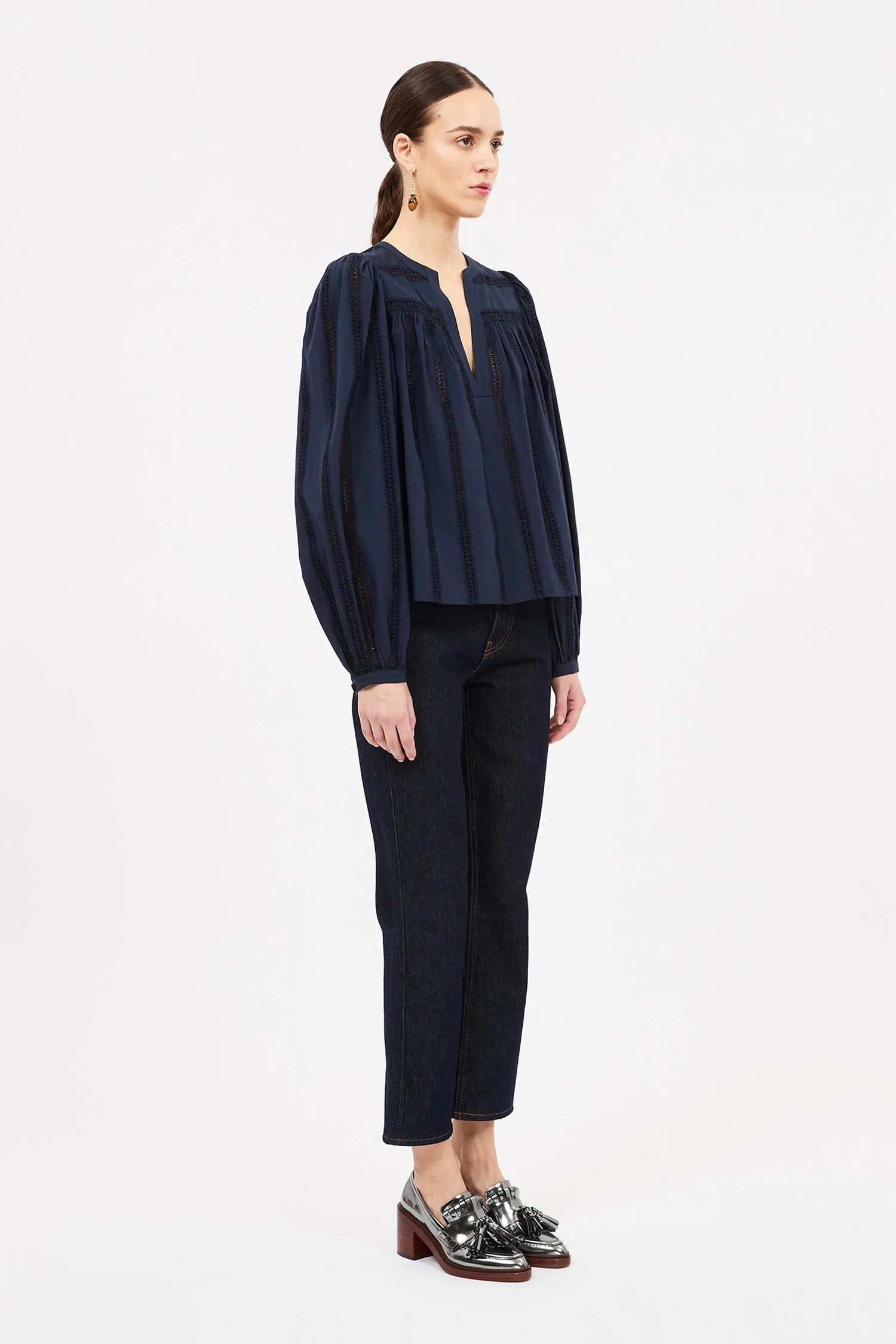 Rowan Blouse - Midnight