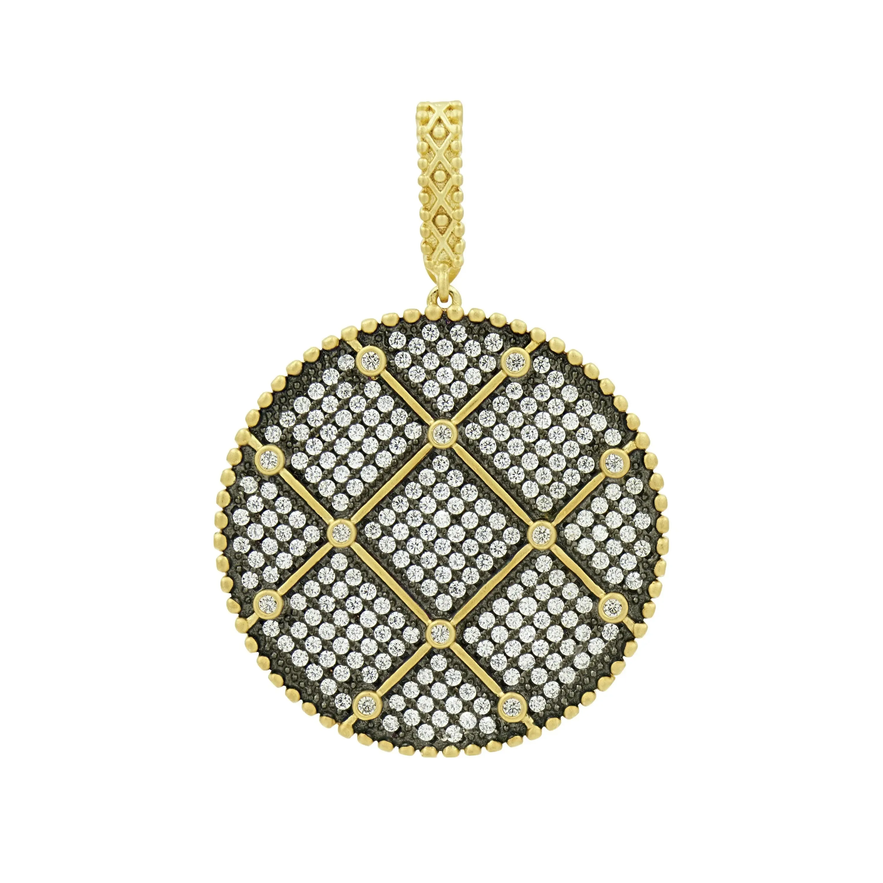 Signature Double Sided Pendant Chain Link Necklace