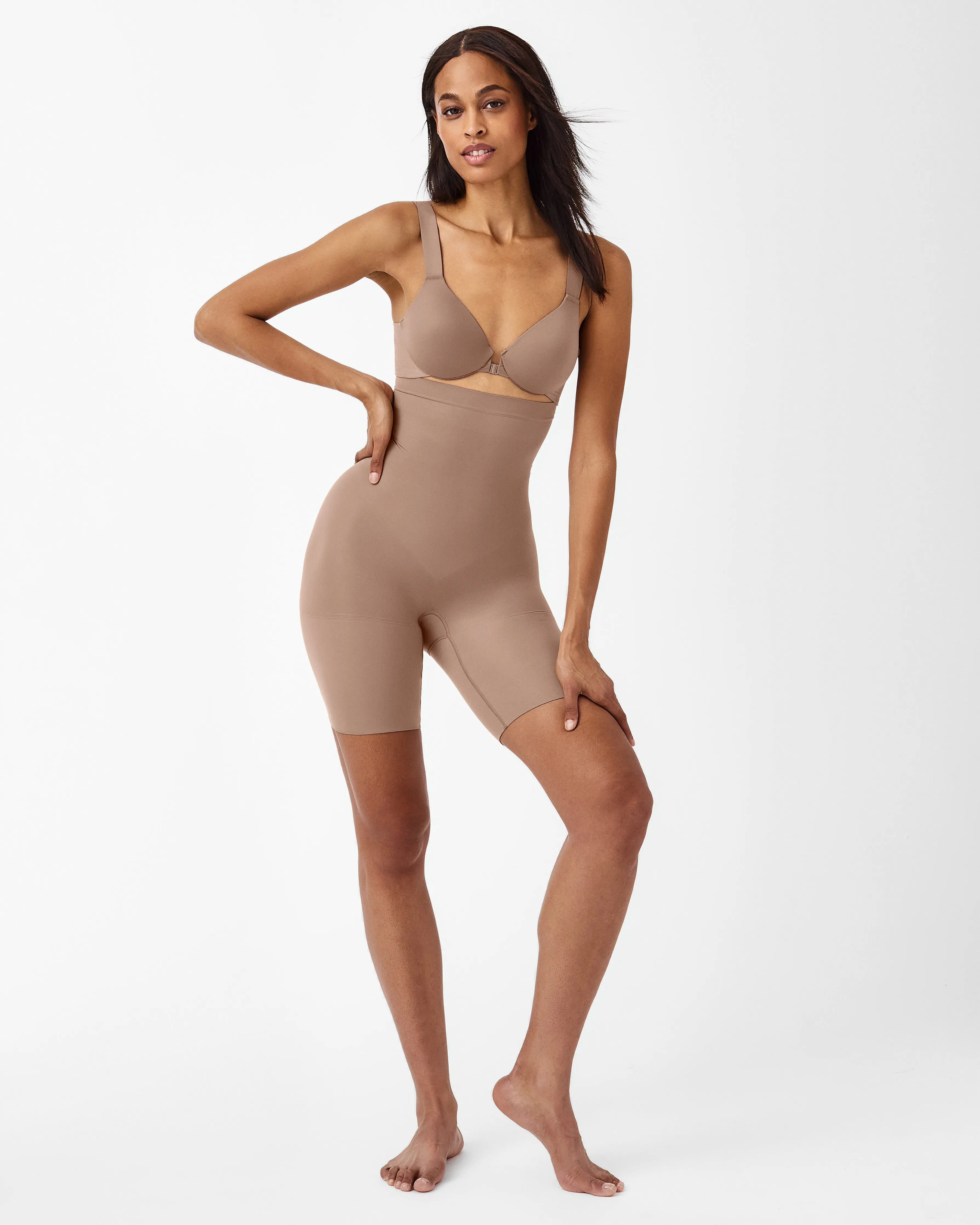 SPANXsculpt Seamless Power High-Waisted Mid-Thigh Short