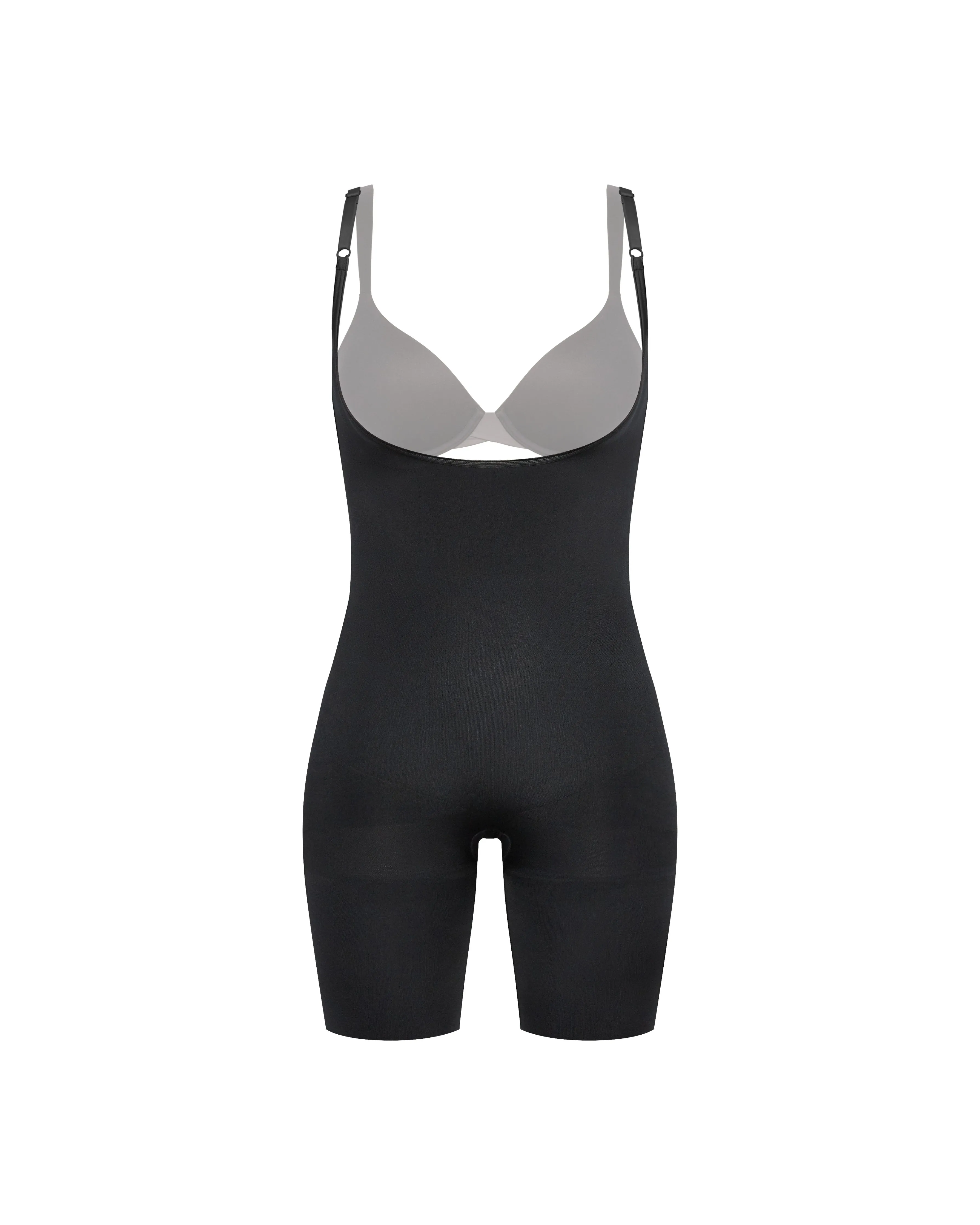 SPANXsculpt Seamless Power Open-Bust Mid-Thigh Bodysuit