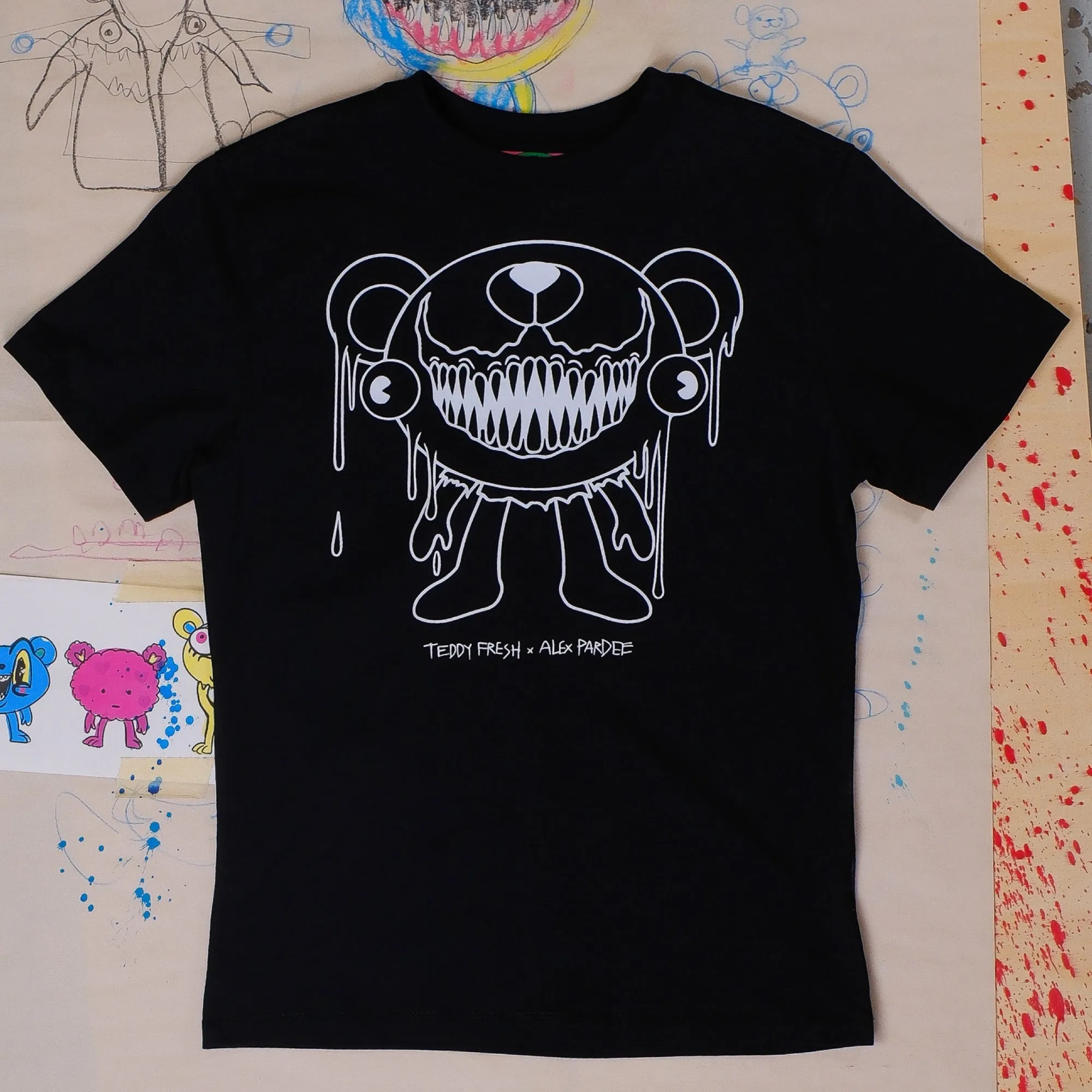 TF x Alex Pardee Monster Bear Fitted Tee