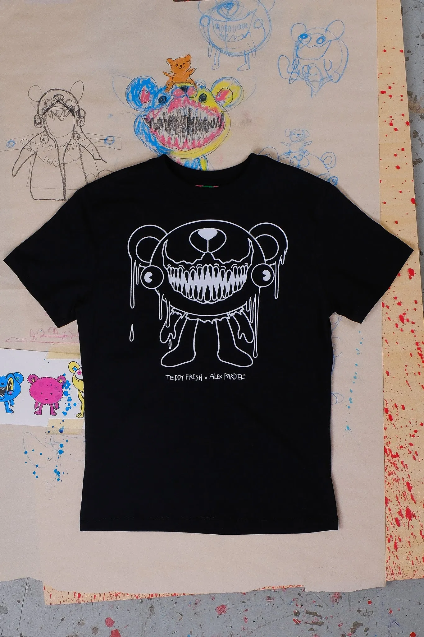 TF x Alex Pardee Monster Bear Fitted Tee