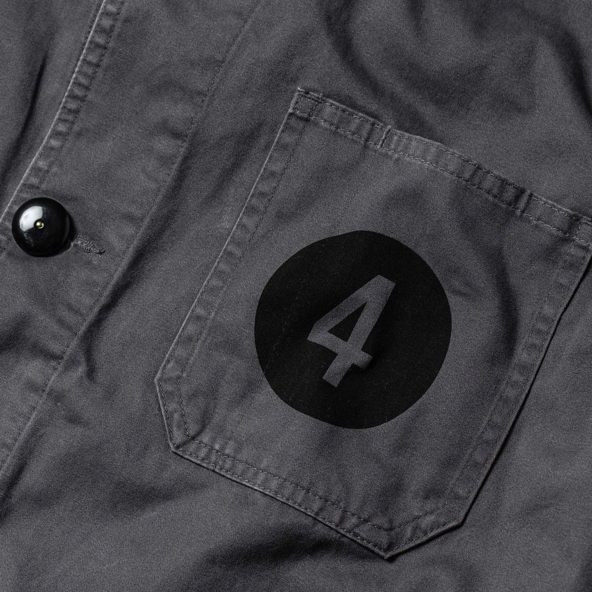 The Fourtillfour Ojai Jacket in Washed Charcoal