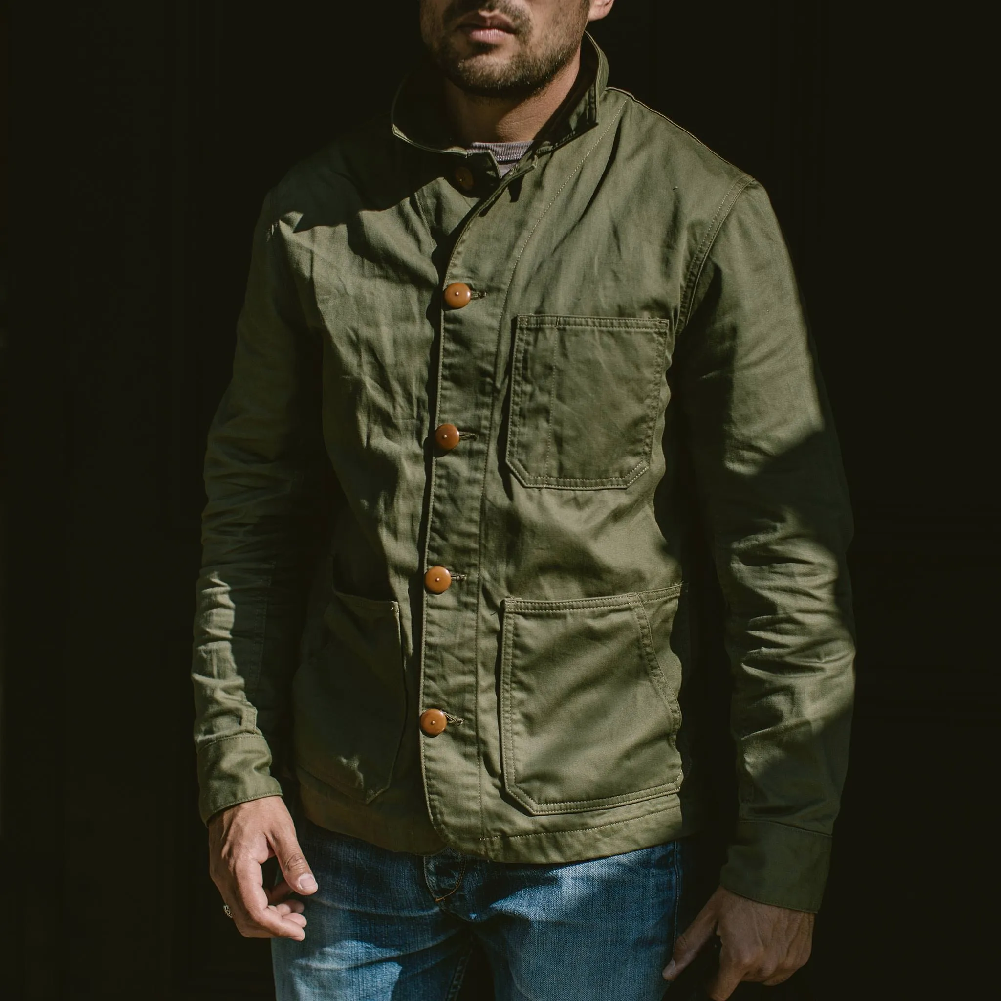 The Ojai Jacket in Olive