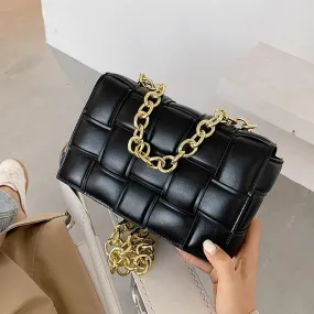 Thick Gold Chain Strap Bag