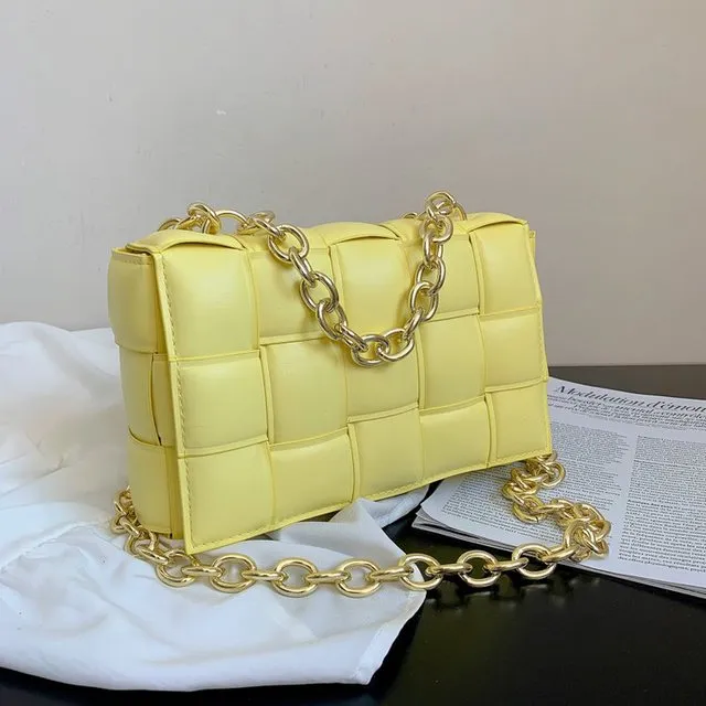 Thick Gold Chain Strap Bag