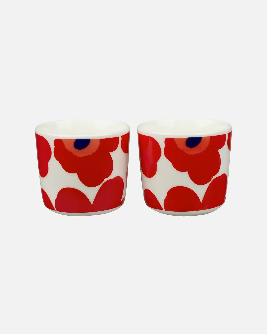 unikko coffee cup red 2 dl / set 2 pcs