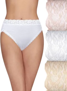 Vanity Fair Women's Flattering Lace Panties: Lightweight & Silky with Superior Stretch