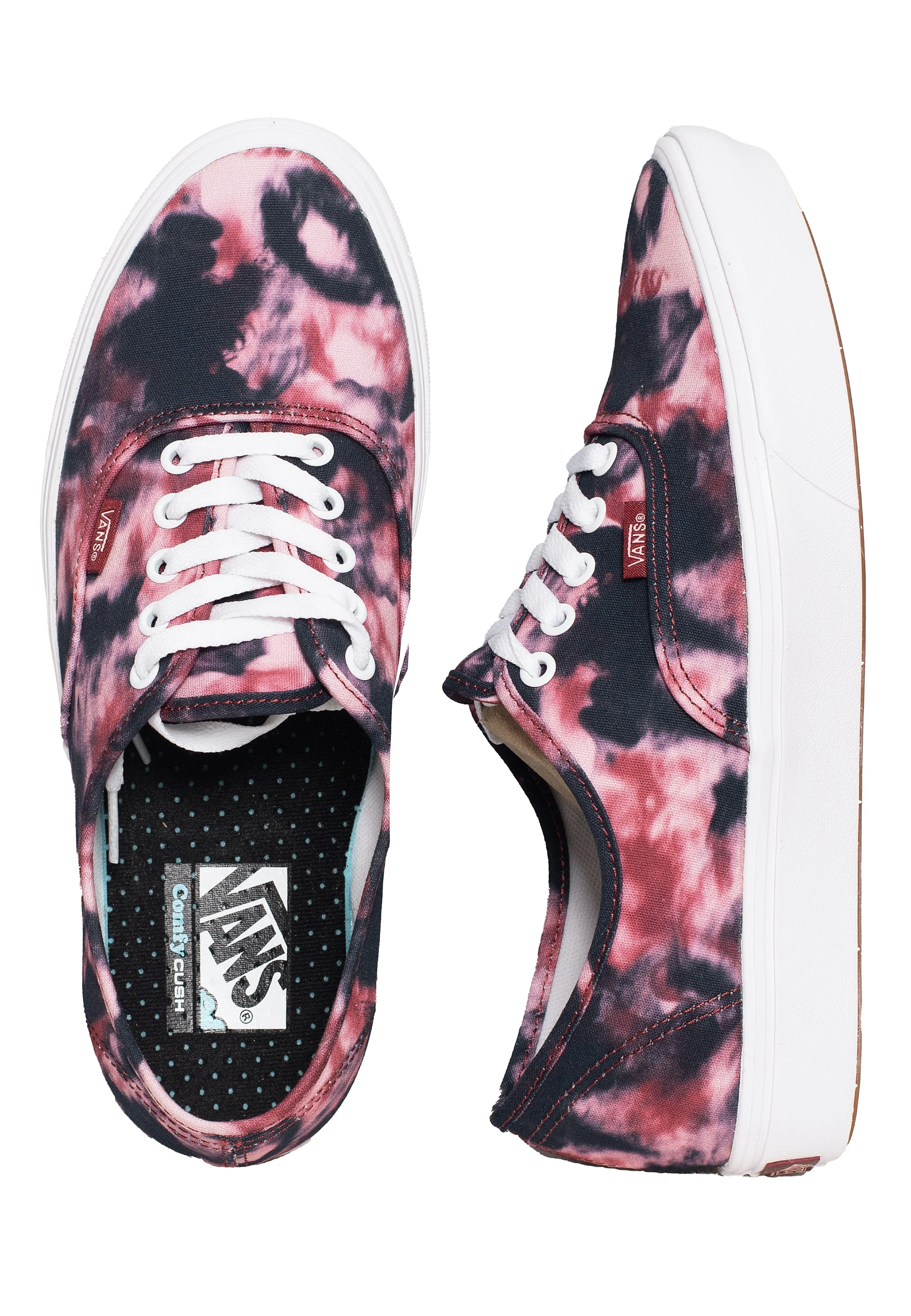 Vans - ComfyCush Authentic Grunge Wash Multi/Tie-Dye - Shoes